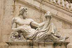 Tiber as A God. Campidoglio, Rome.-Toniflap-Stretched Canvas