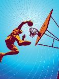 Basketball3Drms-Tonis Pan-Framed Art Print