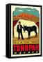 Tonopah, Nevada Decal-null-Framed Stretched Canvas