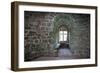 Tonquedec Castle, Room Interior with Stone Benches and Window-null-Framed Giclee Print