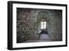 Tonquedec Castle, Room Interior with Stone Benches and Window-null-Framed Giclee Print