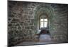 Tonquedec Castle, Room Interior with Stone Benches and Window-null-Mounted Giclee Print