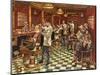 Tonsorial Parlor-Lee Dubin-Mounted Giclee Print