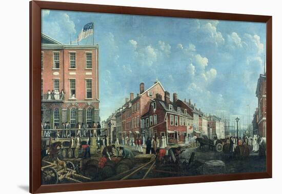 Tontine Coffee House, C.1797-Francis Guy-Framed Giclee Print