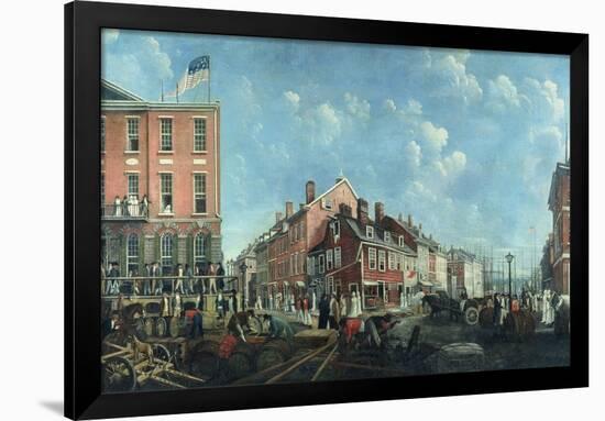 Tontine Coffee House, C.1797-Francis Guy-Framed Giclee Print