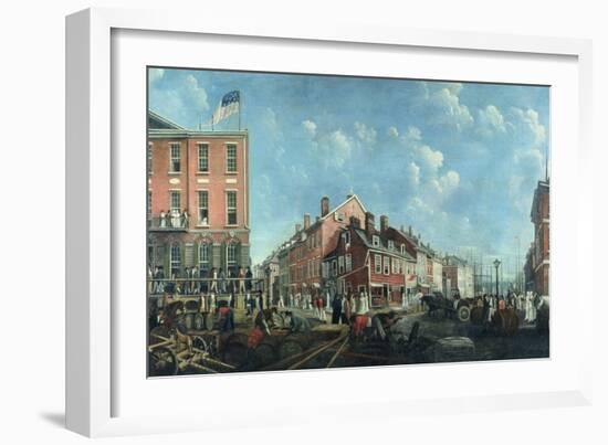 Tontine Coffee House, C.1797-Francis Guy-Framed Giclee Print