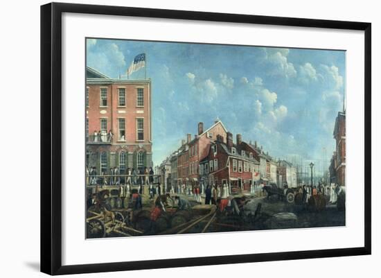 Tontine Coffee House, C.1797-Francis Guy-Framed Giclee Print