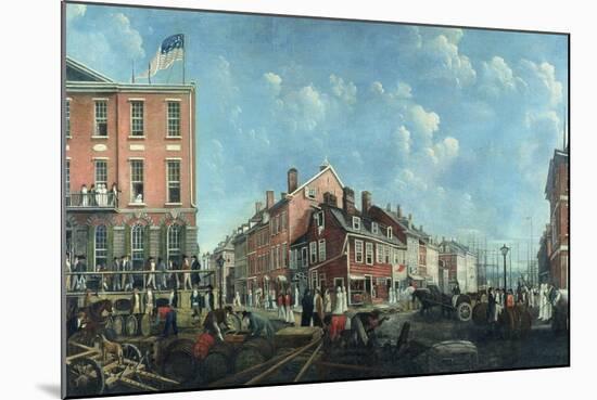 Tontine Coffee House, C.1797-Francis Guy-Mounted Giclee Print