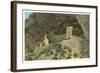 Tonto Cliff Dwellings, Apache Trail-null-Framed Art Print