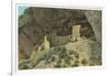 Tonto Cliff Dwellings, Apache Trail-null-Framed Art Print