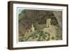 Tonto Cliff Dwellings, Apache Trail-null-Framed Art Print