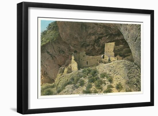 Tonto Cliff Dwellings, Apache Trail-null-Framed Art Print