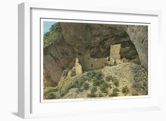 Tonto Cliff Dwellings, Apache Trail-null-Framed Art Print