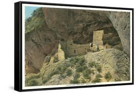 Tonto Cliff Dwellings, Apache Trail-null-Framed Stretched Canvas