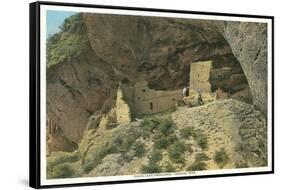 Tonto Cliff Dwellings, Apache Trail-null-Framed Stretched Canvas