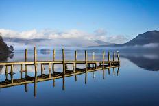 Beautiful Sunrise over Buttermere in the English Lake District-Tony Allaker-Stretched Canvas