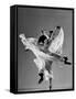 Tony and Sally Demarco, Ballroom Dance Team Performing-Gjon Mili-Framed Stretched Canvas