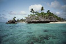 Bali, East Coast, View of Beach with Palm Trees and Hut-Tony Berg-Photographic Print