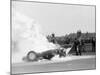 Tony Brooks' Car on Fire at the British Grand Prix, Silverstone, Northamptonshire,1956-null-Mounted Photographic Print