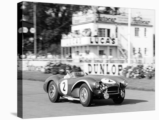 Tony Brooks in Aston Martin Db3S, Goodwood 9 Hours, West Sussex, 1955-null-Stretched Canvas