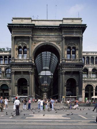 Galleria Vittorio Emanuele, the World's Oldest Mall, Milan, Italy