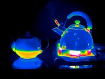 Kettle And Teapot, Thermogram-Tony McConnell-Photographic Print