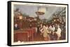 Tony's Log Cabin Restaurant, Santa Barbara, California-null-Framed Stretched Canvas