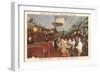 Tony's Log Cabin Restaurant, Santa Barbara, California-null-Framed Art Print