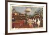 Tony's Log Cabin Restaurant, Santa Barbara, California-null-Framed Art Print