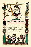A for Alice in Wonderland-Tony Sarge-Art Print