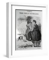 "Tony", the Child Drunkard, C.1860-null-Framed Giclee Print