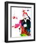 Tony Watercolor-Lora Feldman-Framed Art Print