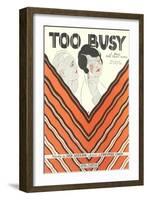 Too Busy Sheet Music-null-Framed Art Print