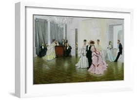 Too Early, 1873-James Tissot-Framed Giclee Print