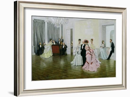 Too Early, 1873-James Tissot-Framed Giclee Print