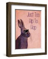 Too Hip to Hop Pink-Fab Funky-Framed Art Print