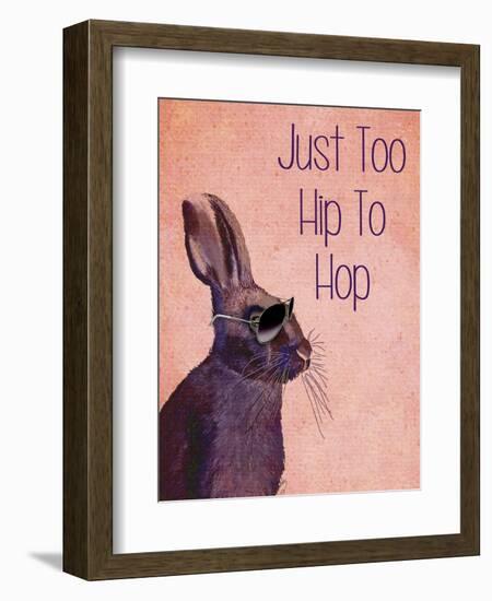 Too Hip to Hop Pink-Fab Funky-Framed Art Print