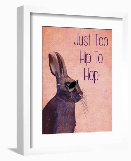 Too Hip to Hop Pink-Fab Funky-Framed Art Print