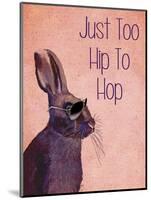 Too Hip to Hop Pink-Fab Funky-Mounted Art Print