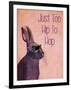 Too Hip to Hop Pink-Fab Funky-Framed Art Print