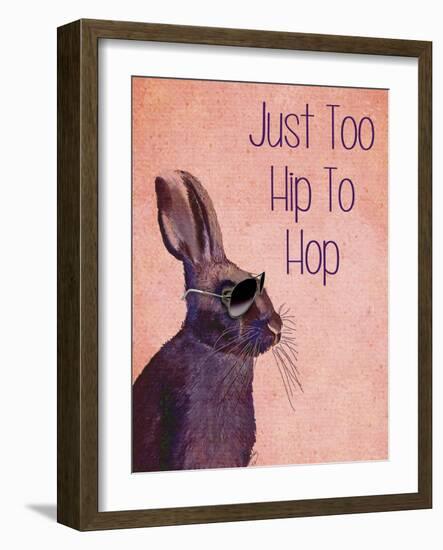 Too Hip to Hop Pink-Fab Funky-Framed Art Print