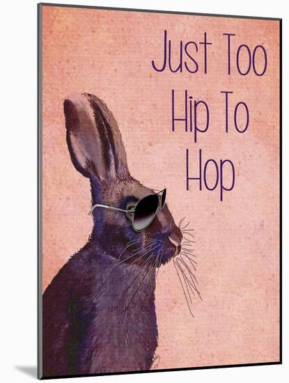 Too Hip to Hop Pink-Fab Funky-Mounted Art Print