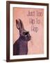 Too Hip to Hop Pink-Fab Funky-Framed Art Print