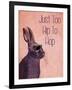 Too Hip to Hop Pink-Fab Funky-Framed Art Print