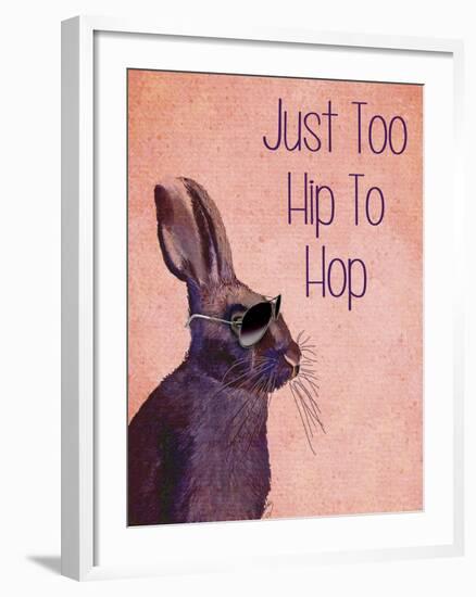 Too Hip to Hop Pink-Fab Funky-Framed Art Print