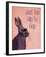 Too Hip to Hop Pink-Fab Funky-Framed Art Print
