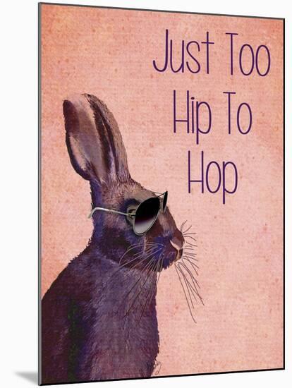 Too Hip to Hop Pink-Fab Funky-Mounted Art Print