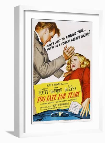 Too Late for Tears-null-Framed Art Print