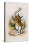 Too Late Said the Rabbit, 1930-John Tenniel-Stretched Canvas