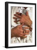 Too Many Big Rings-null-Framed Art Print